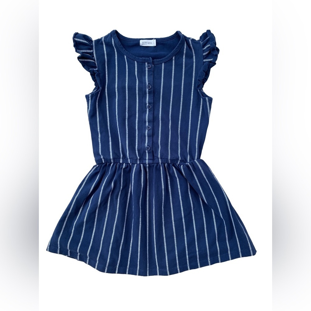 Miles Size 5 Baseball Seam Stitch Pattern Dress